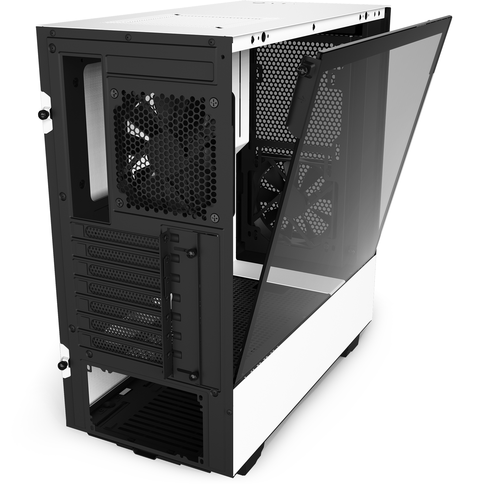 NZXT H510 Flow Matte White PCケース H510 Flowシリーズ | NZXT ミドルタワー型PCケース | 株式会社アスク